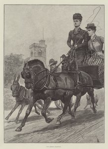 La Route de la Reine - Richard Caton Woodville junior