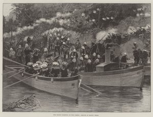 Les récents combats sur le Gambia, embuscade à Madini Creek - Richard Caton Woodville junior