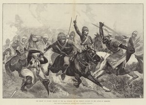 Le secours de Suakin, charge des 20e hussards sur la cavalerie ennemie lors de l