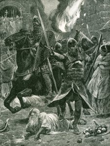 Le résultat de la reconnaissance de Guillaume Ier, jour de Noël, 1066 - Richard Caton Woodville junior