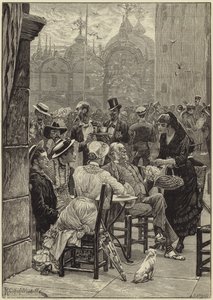 Le Touriste à Venise - Richard Caton Woodville junior