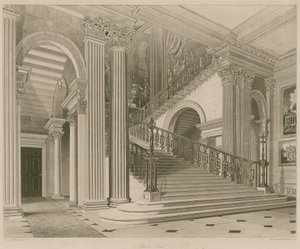 Palais de Buckingham, Escalier - Richard Cattermole