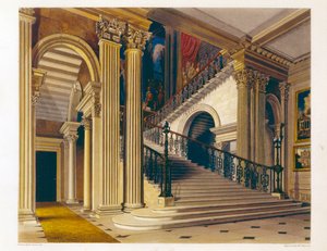 Escalier, Buckingham House, tiré de 