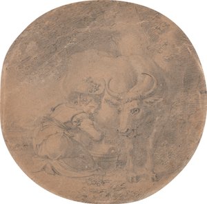 Mme Cosway en laitière