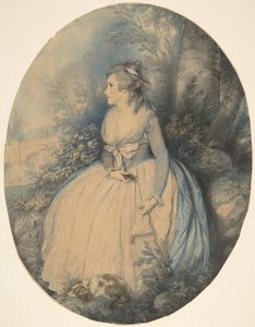 Mme Robinson en Perdita, vers 1779 - Richard Cosway