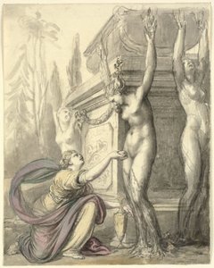 Les Héliades sur la tombe de Phaéton (Ovide, Métamorphoses, II, 340-366) - Richard Cosway