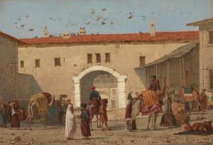 Caravansérail à Mylasa en Asie Mineure - Richard Dadd