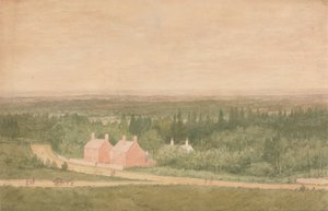 Paysage avec Cottages, Broadmoor - Richard Dadd