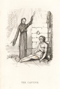 Le squelette de la Mort et le captif, 1827 (gravure)