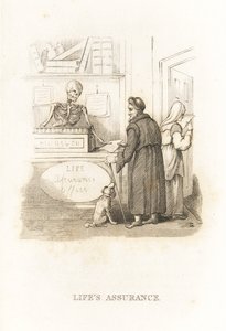 Le squelette de la Mort au bureau d