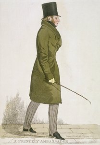 Un ambassadeur princier, 1822 - Richard Dighton