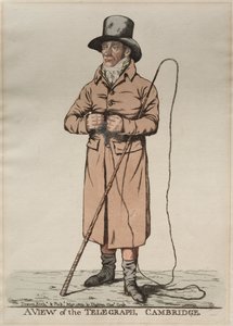 Vue du télégraphe, Cambridge, 1809 - Richard Dighton