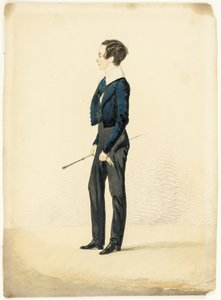 Garçon avec un col Eton