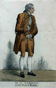 M. William Farren (1786-1861) en tant que Sir Peter Teazle - Richard Dighton