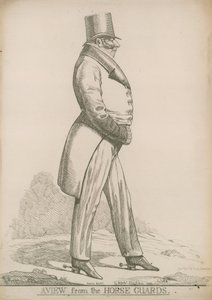 Sir Robert Bolton; Une vue des Horse Guards - Richard Dighton