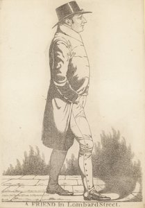 Thomas Richardson ; Un ami à Lombard Street - Richard Dighton