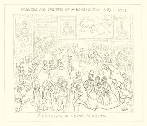 1849, Une exposition à la Royal Academy - Richard Doyle