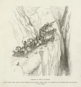 Descente du Saint-Gothard - Richard Doyle