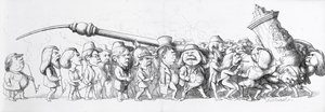 Visiteurs allemands à la Grande Exposition, 1851 - Richard Doyle