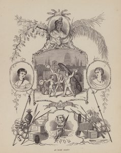 Page du Tour américain de Messieurs Brown, Jones et Robinson (gravure) - Richard Doyle