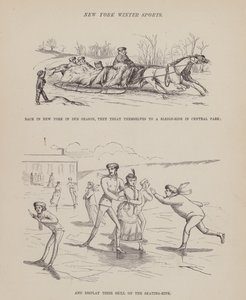 Page du Tour américain de Messieurs Brown, Jones et Robinson (gravure) - Richard Doyle