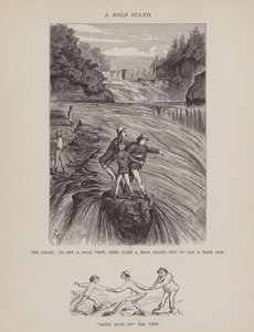Page du Tour américain de Messieurs Brown, Jones et Robinson (gravure) - Richard Doyle