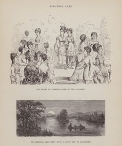 Page du Tour américain de Messieurs Brown, Jones et Robinson (gravure) - Richard Doyle
