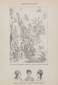 Page du Tour américain de Messieurs Brown, Jones et Robinson (gravure) - Richard Doyle