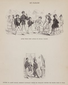 Page du Tour américain de Messieurs Brown, Jones et Robinson (gravure) - Richard Doyle