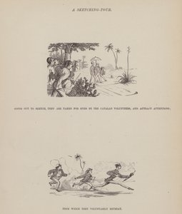 Page du Tour américain de Messieurs Brown, Jones et Robinson - Richard Doyle