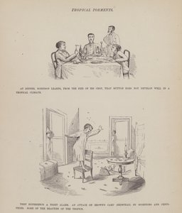 Page du Tour américain de Messieurs Brown, Jones et Robinson - Richard Doyle