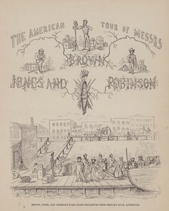 Page de La tournée américaine de Messieurs Brown, Jones et Robinson (gravure) - Richard Doyle