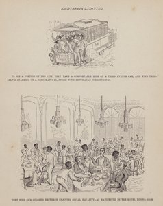 Page de La tournée américaine de Messieurs Brown, Jones et Robinson (gravure) - Richard Doyle