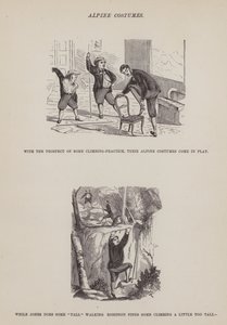 Page du Tour américain de Messieurs Brown, Jones et Robinson (gravure) - Richard Doyle