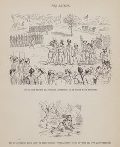 Page du Tour américain de Messieurs Brown, Jones et Robinson (gravure) - Richard Doyle