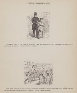 Page du Tour américain de Messieurs Brown, Jones et Robinson (gravure) - Richard Doyle
