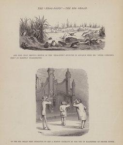Page du Tour américain de Messieurs Brown, Jones et Robinson (gravure) - Richard Doyle
