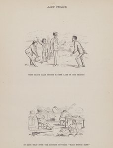 Page du Tour Américain de Messieurs Brown, Jones et Robinson (gravure) - Richard Doyle