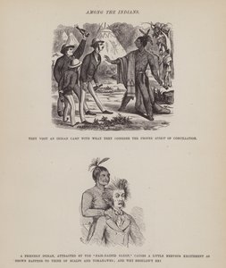 Page du Tour Américain de Messieurs Brown, Jones et Robinson (gravure) - Richard Doyle