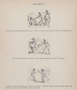 Page du Tour Américain de Messieurs Brown, Jones et Robinson (gravure) - Richard Doyle