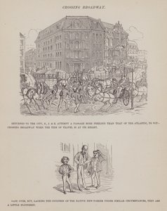 Page du Tour Américain de Messieurs Brown, Jones et Robinson (gravure) - Richard Doyle