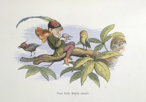 Pauvre petit oiseau taquiné - Richard Doyle