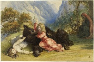 Blanche-Neige et Rouge-Rose - Richard Doyle