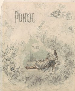 Page de titre pour Punch, vol. VIII - Richard Doyle