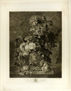 Une pièce florale, de la Galerie Houghton - Richard Earlom