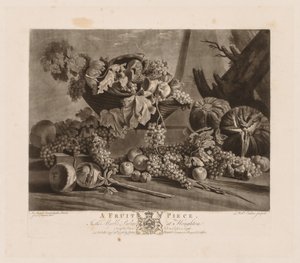 Une pièce de fruits, 1776 - Richard Earlom