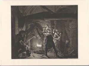 Famille dans une forge - Richard Earlom