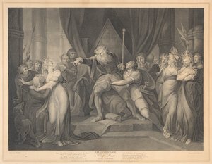 Shakespeare, Le Roi Lear, Acte I, Scène I - Richard Earlom