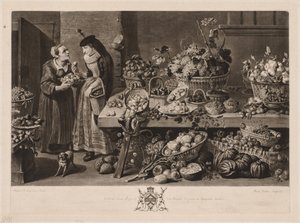 Les Quatre Marchés : Le Marché aux fruits, 1775