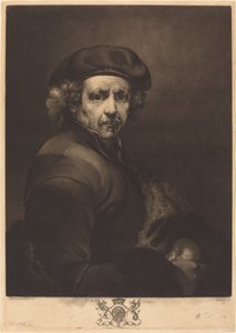 Rembrandt, Autoportrait - Richard Earlom after Rembrandt van Rijn
